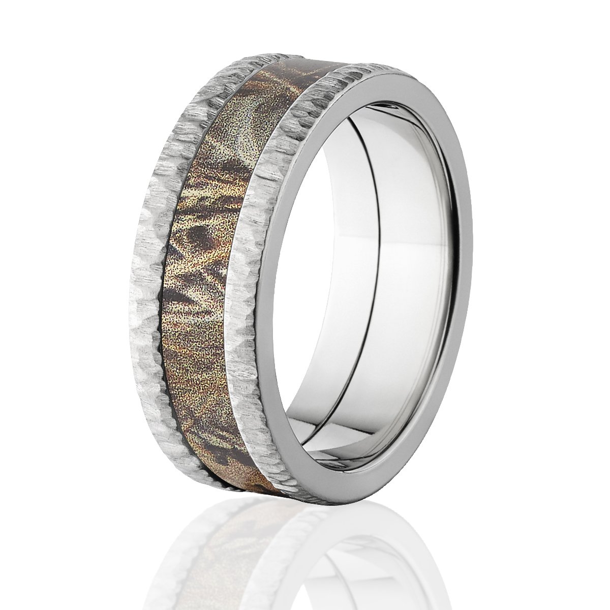 Realtree Max 4 Camo Rings - Deep Tree Bark Finish Bands - USA Made Hunting Accessories for Outdoor Enthusiasts - Perfect for Hunting, Camping & Survival Gear