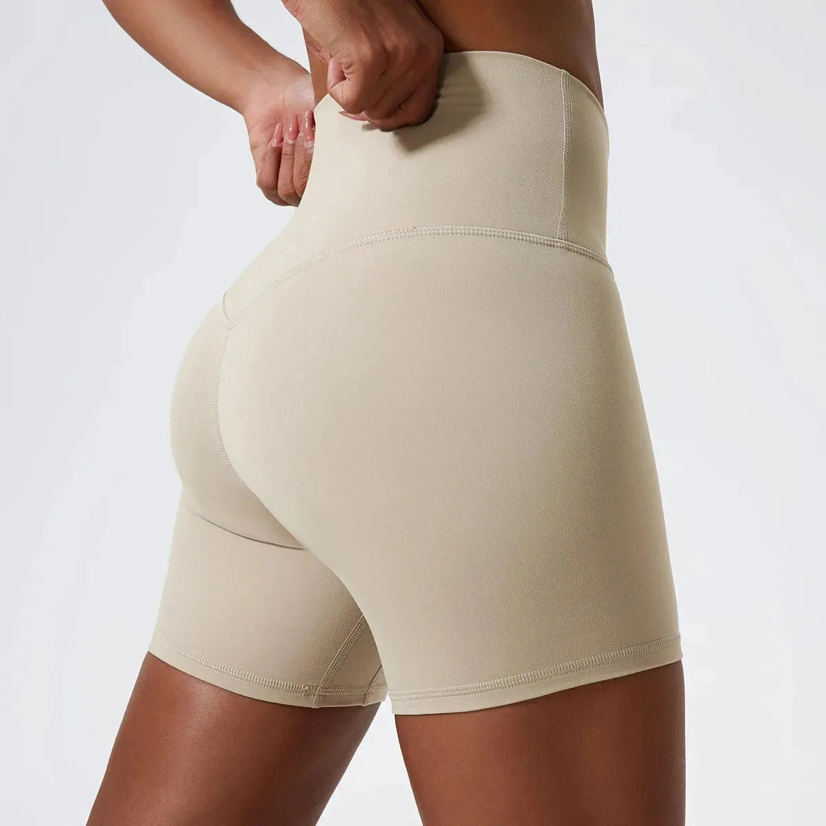 Super Soft High Waist Yoga Shorts for Women - Breathable Workout Leggings & Gym Shorts with Push Up Design - Perfect for Yoga, Cycling, Running & Fitness Training