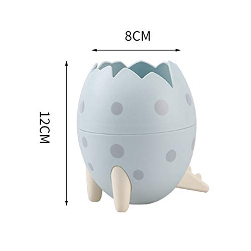 Dinosaur Egg Shaped Trash Can - Large Capacity Desktop Storage Bin, Compact Multifunctional Clamshell Design for Office, Kitchen, Bathroom & Kids Room Organization