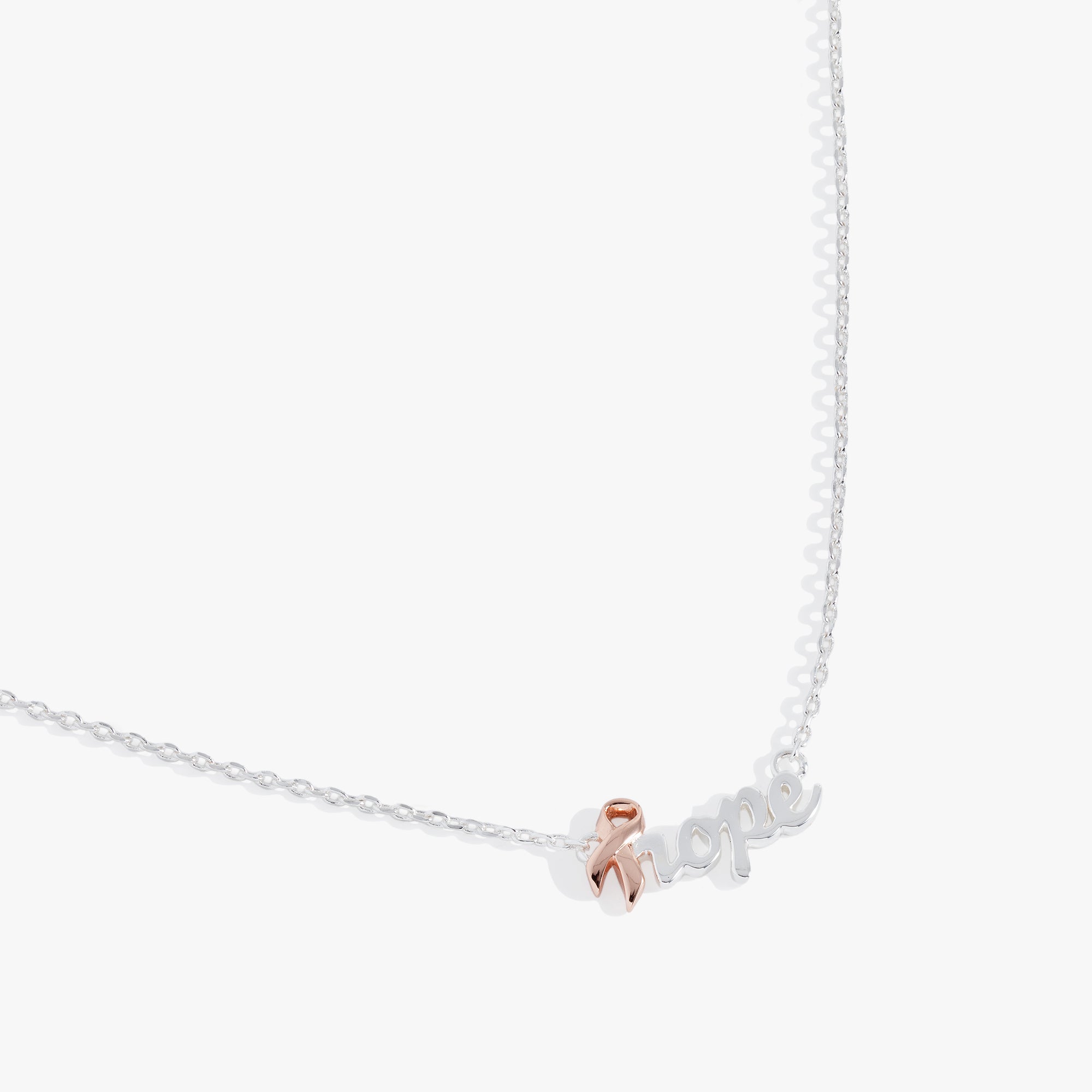 Breast Cancer Awareness Hope Necklace - Inspirational Pink Ribbon Jewelry for Survivors & Supporters - Perfect for Fundraisers, Gifts & Awareness Events