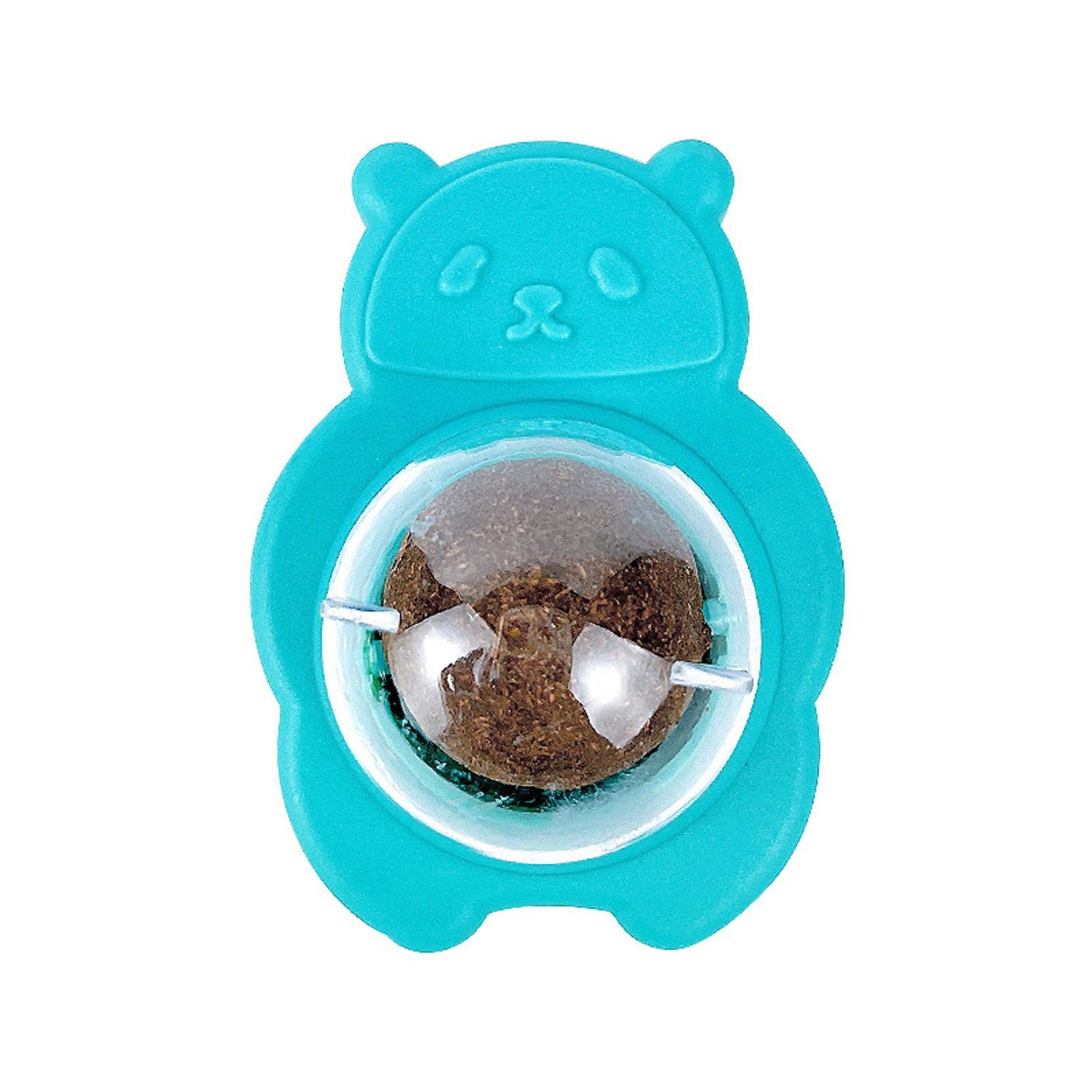 Catnip Wall Balls for Cats - 3 Pack Edible Silvervine Cat Toys with Dental Care Benefits | Safe Chew Toys for Kittens & Adult Cats | Rotatable Catnip Ball for Teeth Cleaning & Play | Perfect for Indoor Playtime & Stress Relief