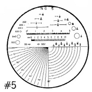 7X Comparator Reticles - Precision Measurement Tools for Microscopes & Optical Instruments | Ideal for Lab, Engineering & Quality Control