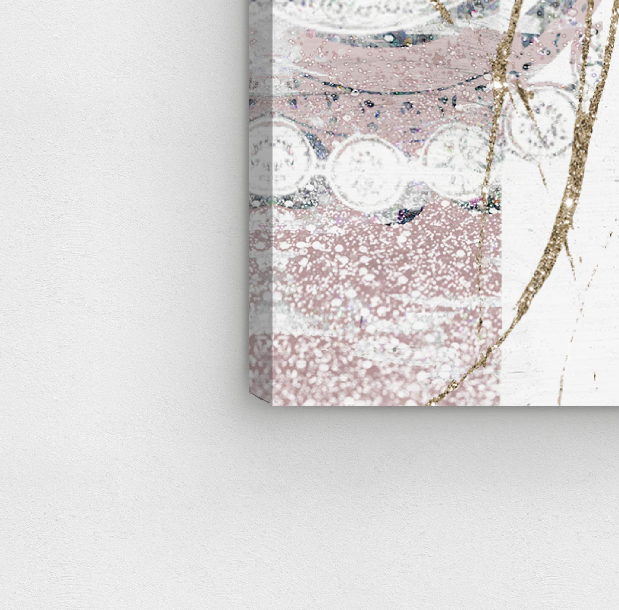 Oliver Gal Artist Co. Fashion & Glam Wall Art Canvas Prints - Pink & Gold Home Decor 24x36 Inches | Luxury Wall Art for Living Room, Bedroom & Office Decor