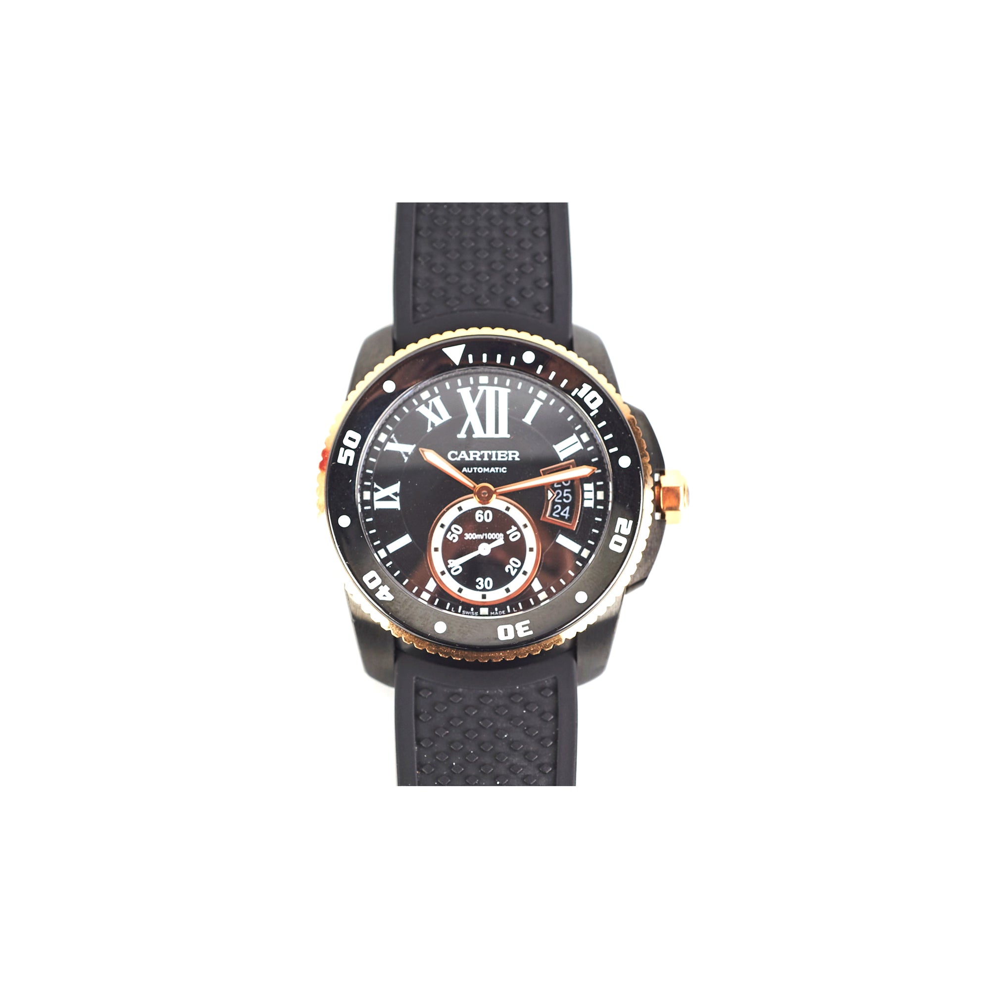 Cartier Calibre Diver Men's Watch 42mm Waterproof Luxury Stainless Steel - Perfect for Diving, Swimming & Formal Occasions