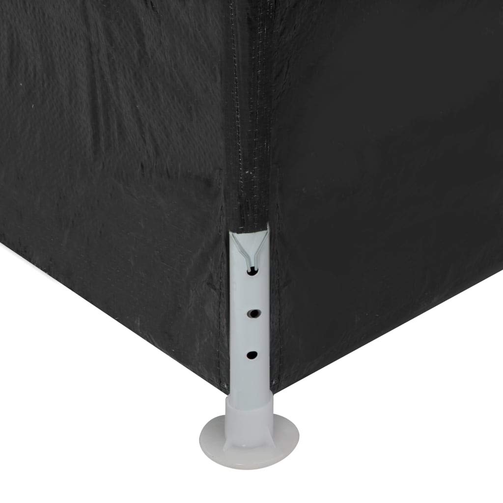 vidaXL 9.8'x29.5' Anthracite Party Tent - Waterproof & UV Resistant Outdoor Canopy with Rust-Proof Steel Frame - Perfect for Weddings, Backyard Parties, and Outdoor Events Shelter