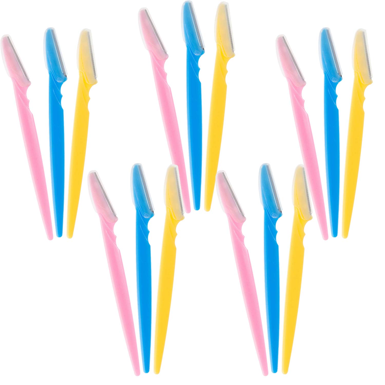 15Pcs Eyebrow Razor & Trimmer Set - Professional Eyebrow Shaving & Grooming Kit for Women - Perfect for Eyebrow Shaping, Hair Removal & Beauty Maintenance at Home or Salon