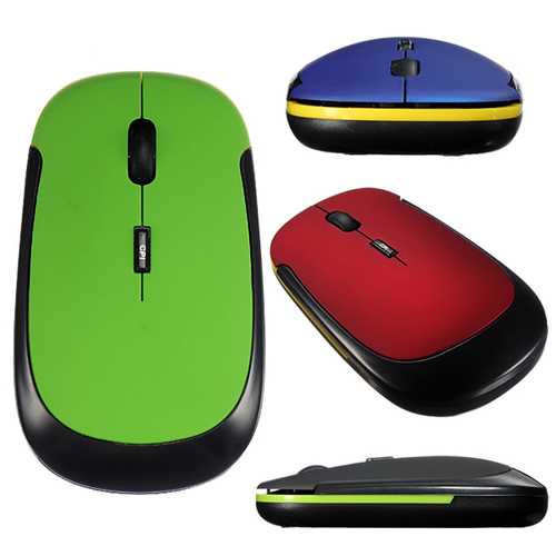 2.4GHz Ultra Slim Mini USB Wireless Optical Mouse - Portable & Ergonomic for Laptop, PC, Mac - Perfect for Office, Travel, Gaming