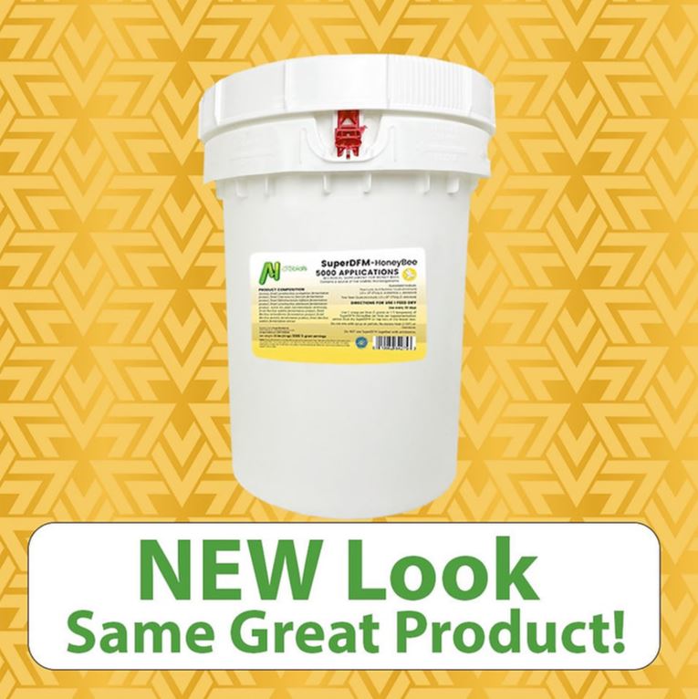 SuperDFM Honey Bee Probiotic Supplement | 5,000 CFU Commercial Strength for Gut Health - Supports Digestion & Immune System for Humans & Pets