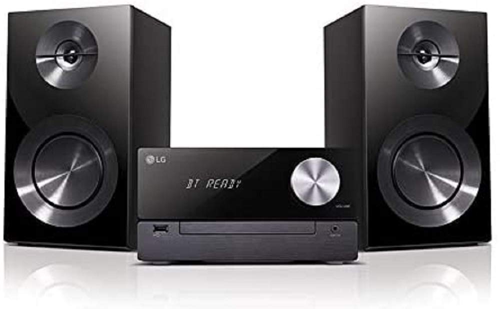 LG CM2460DAB Premium Micro Hi-Fi Audio System with CD Player, Bluetooth, and DAB Radio - Perfect for Home Entertainment, Bedroom, and Office Use