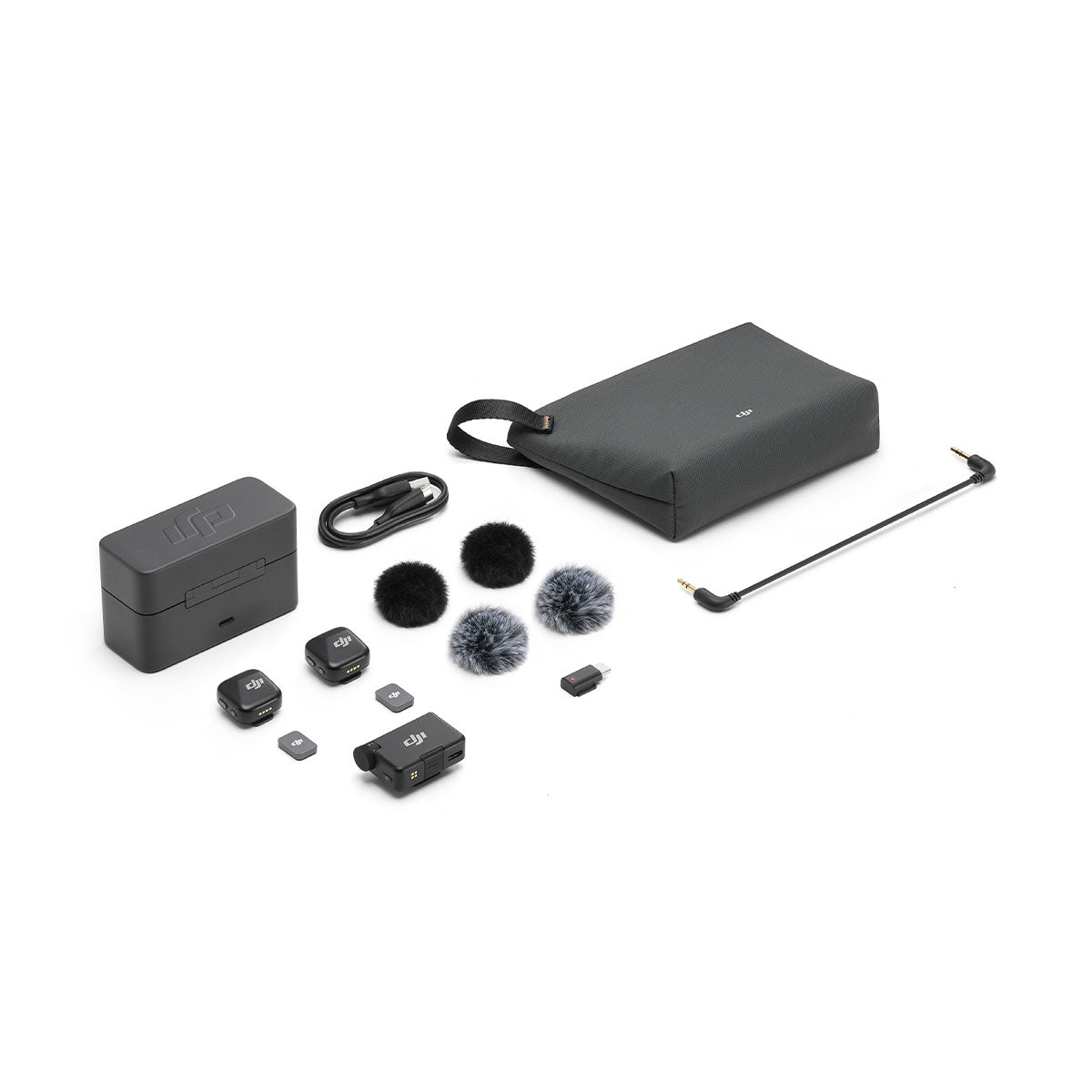 DJI Mic Mini 2-Person Wireless Microphone System for Vlogging, YouTube & Live Streaming - Compact Lavalier Mic with Noise Reduction for Content Creators