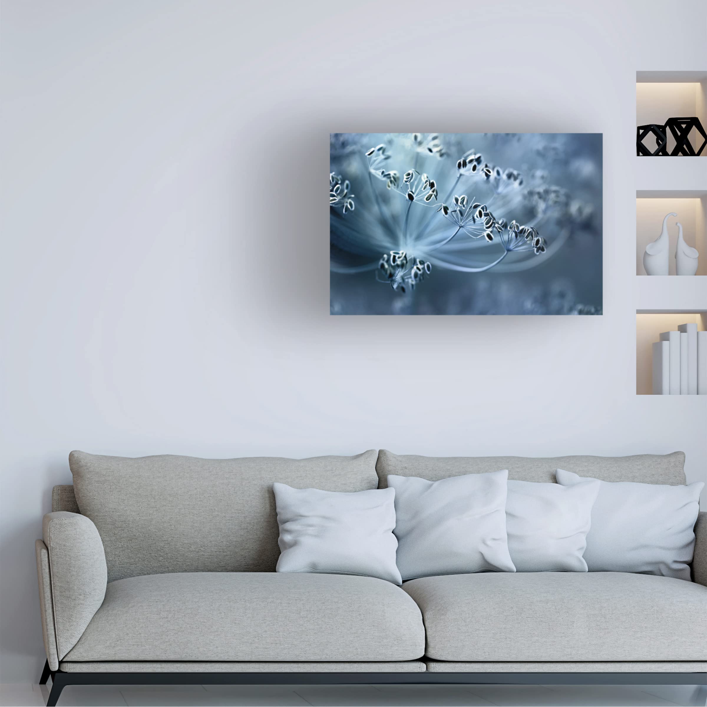 Trademark Fine Art 'Dill' Canvas Art Print by Mandy Disher - Modern Botanical Wall Decor for Living Room, Bedroom & Office