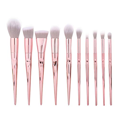 Premium Makeup Brushes Set - 12pcs Vegan Fiber Cosmetic Brushes Kit for Foundation, Blending, Contouring & Eyeshadow - Professional Makeup Tools for Women & Girls (Perfect for Daily Makeup, Travel & Professional Use)