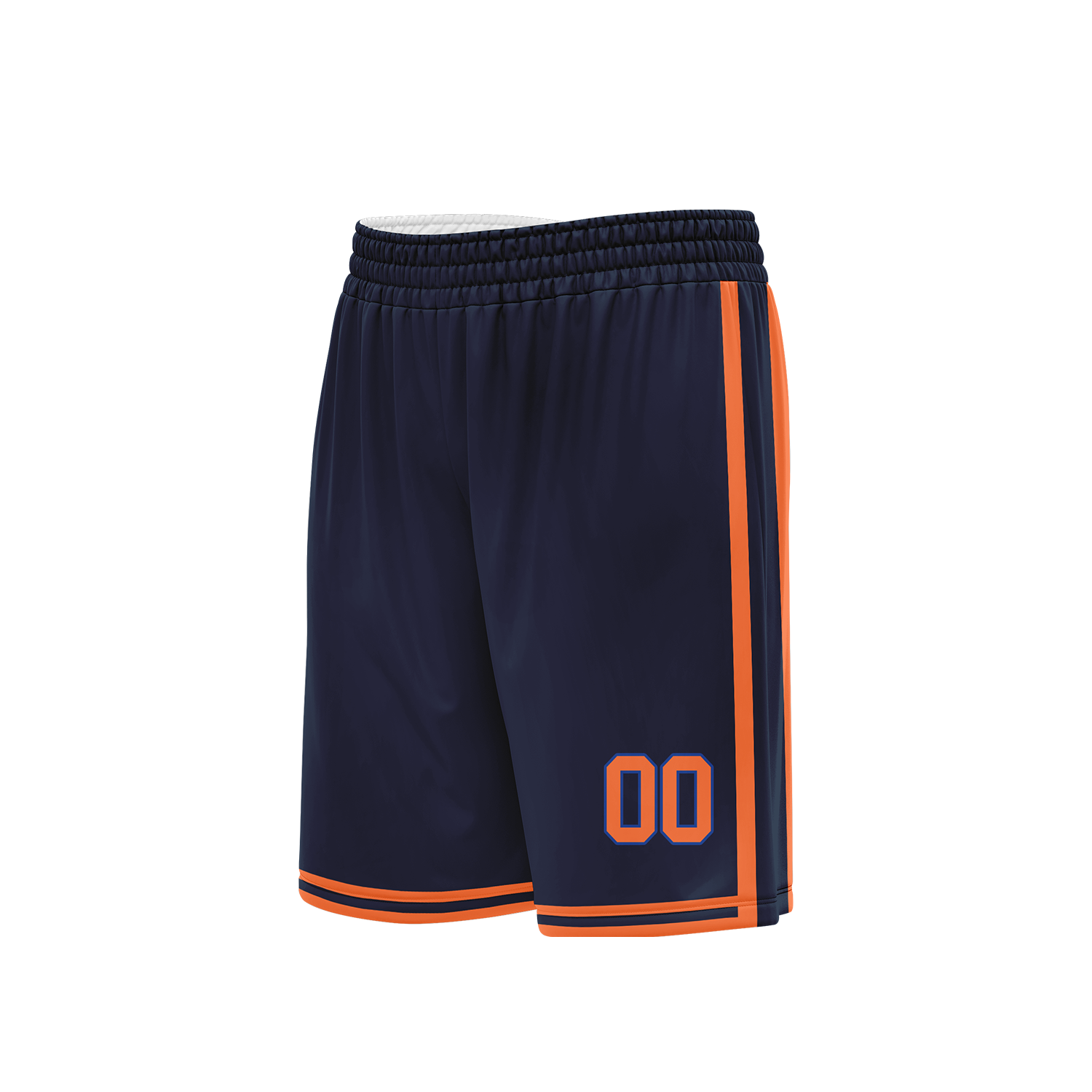 Custom Blue & Orange Classic Style Basketball Jersey - High-Performance Sports Uniform BBJ01 for Men & Women - Perfect for Games, Training & Fan Wear
