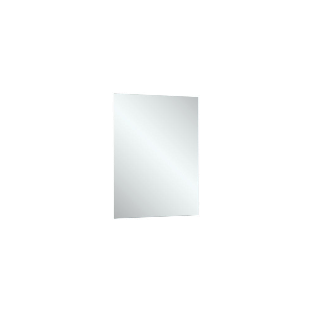 Fienza PEM 6075 Frameless Pencil Edge Rectangular Bathroom Mirror 24x30 Inches - Perfect for Vanity, Makeup, and Modern Home Decor