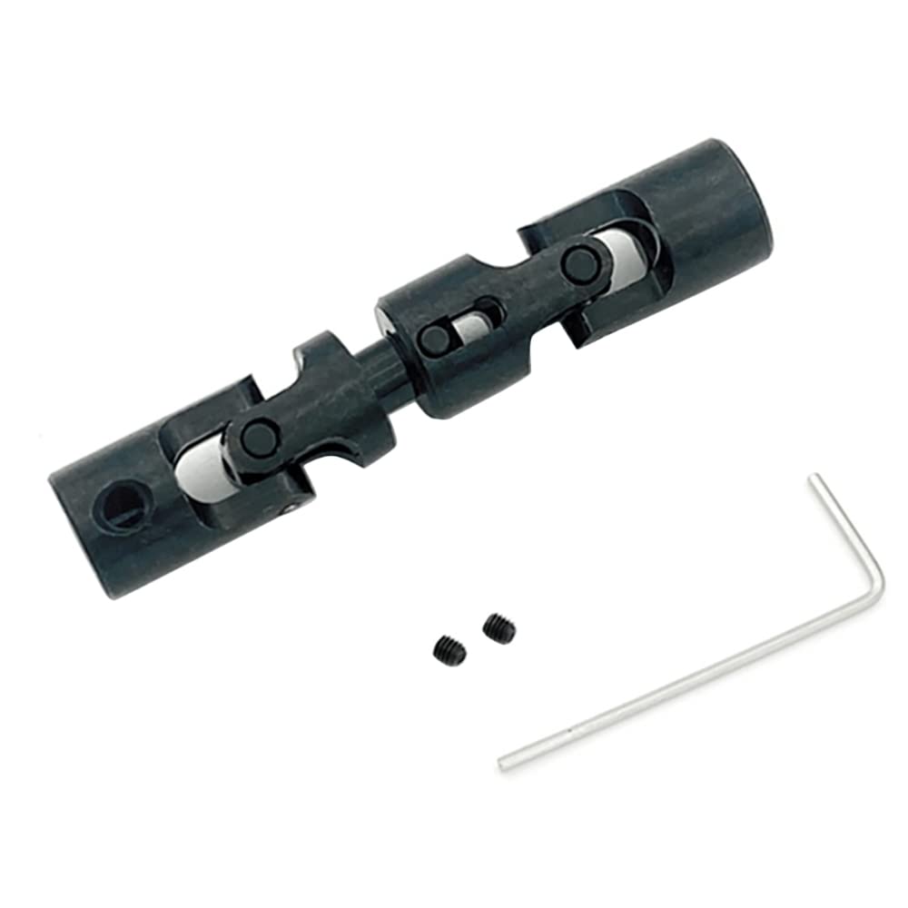 Camsiom Metal Universal Drive Shaft CVD for 1/10 Scale D42 RC Drift Car - Heavy Duty Upgrade & Replacement Parts (Black) - Perfect for Competitive Drifting & Off-Road RC Racing