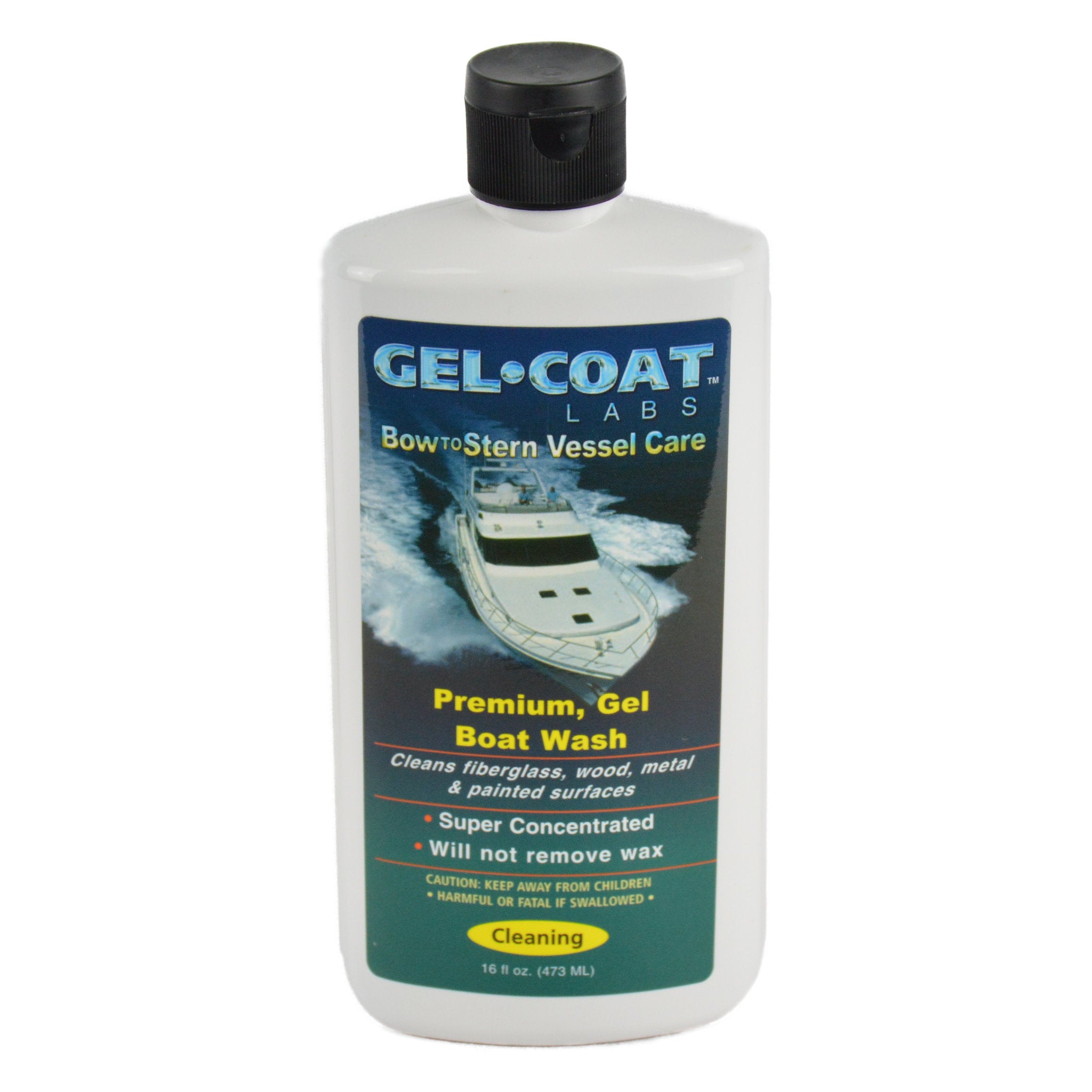 Gel Coat Labs Premium Boat Wash - Marine-Grade Cleaner for Fiberglass & Gel Coat - Safe for All Boat Surfaces | Perfect for Saltwater, Freshwater & Dock Use