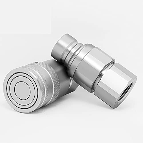 High Flow Quick Connect Hydraulic Couplings - 1/4