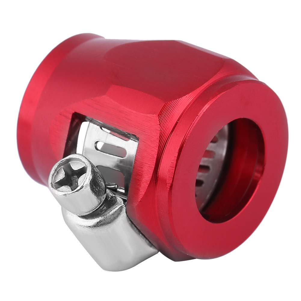 Universal Car Oil Fuel Line Clip Clamp Fitting - 24mm Red Hose Connectors for Fuel & Water Lines - Durable Automotive Accessories for Engine Maintenance & Repair