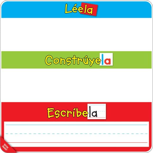 Spanish Magnetic Read, Build & Write Boards with High-Frequency Words & Letters Kit - Bilingual Learning Tool for Kids - Perfect for Classroom & Homeschool Spanish Language Practice