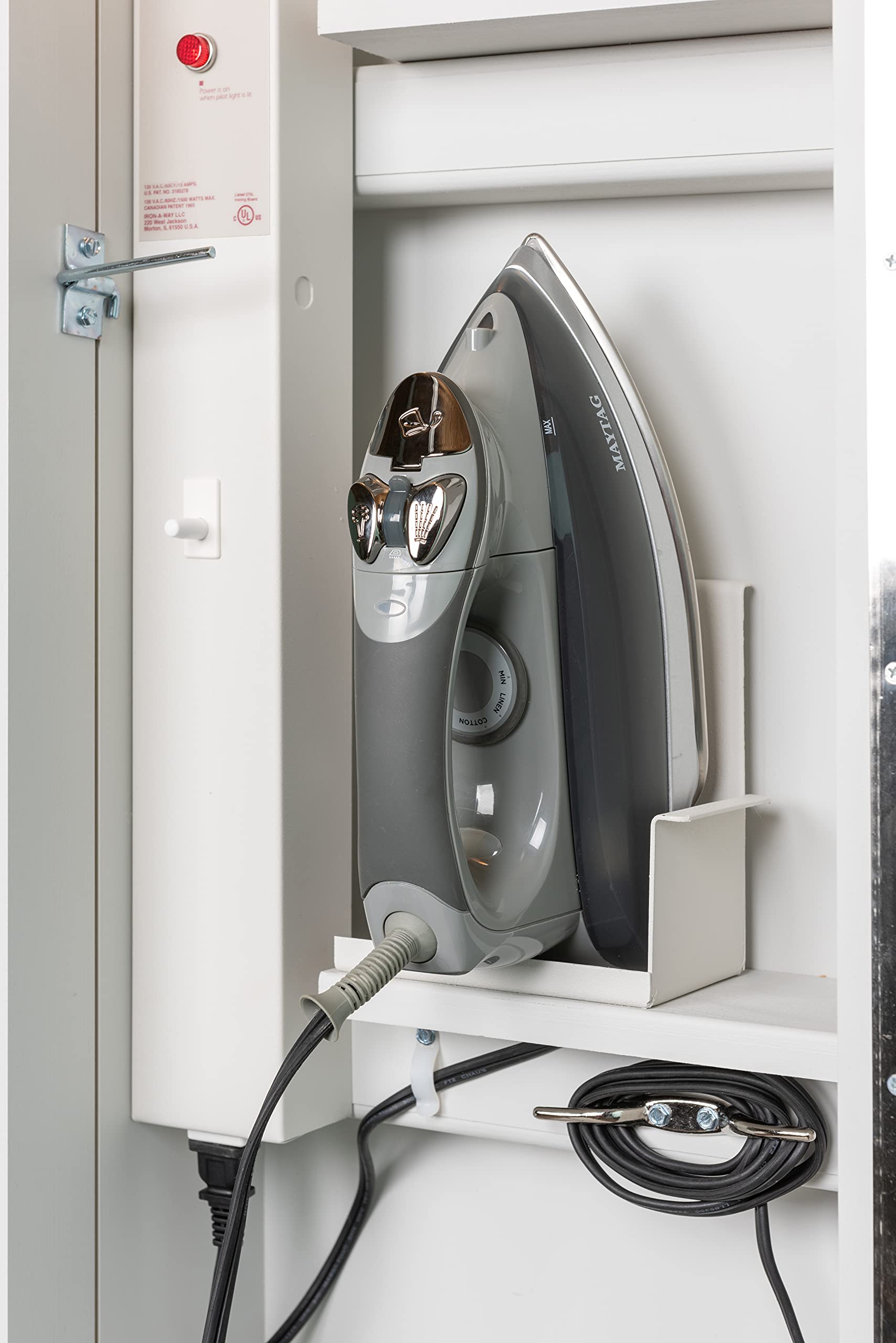 Iron-A-Way Built-In Ironing Center with 42