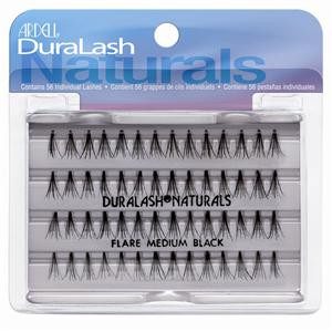 Ardell Duralash Naturals Medium Black False Eyelashes - Natural Looking Lashes for Everyday Wear & Special Occasions