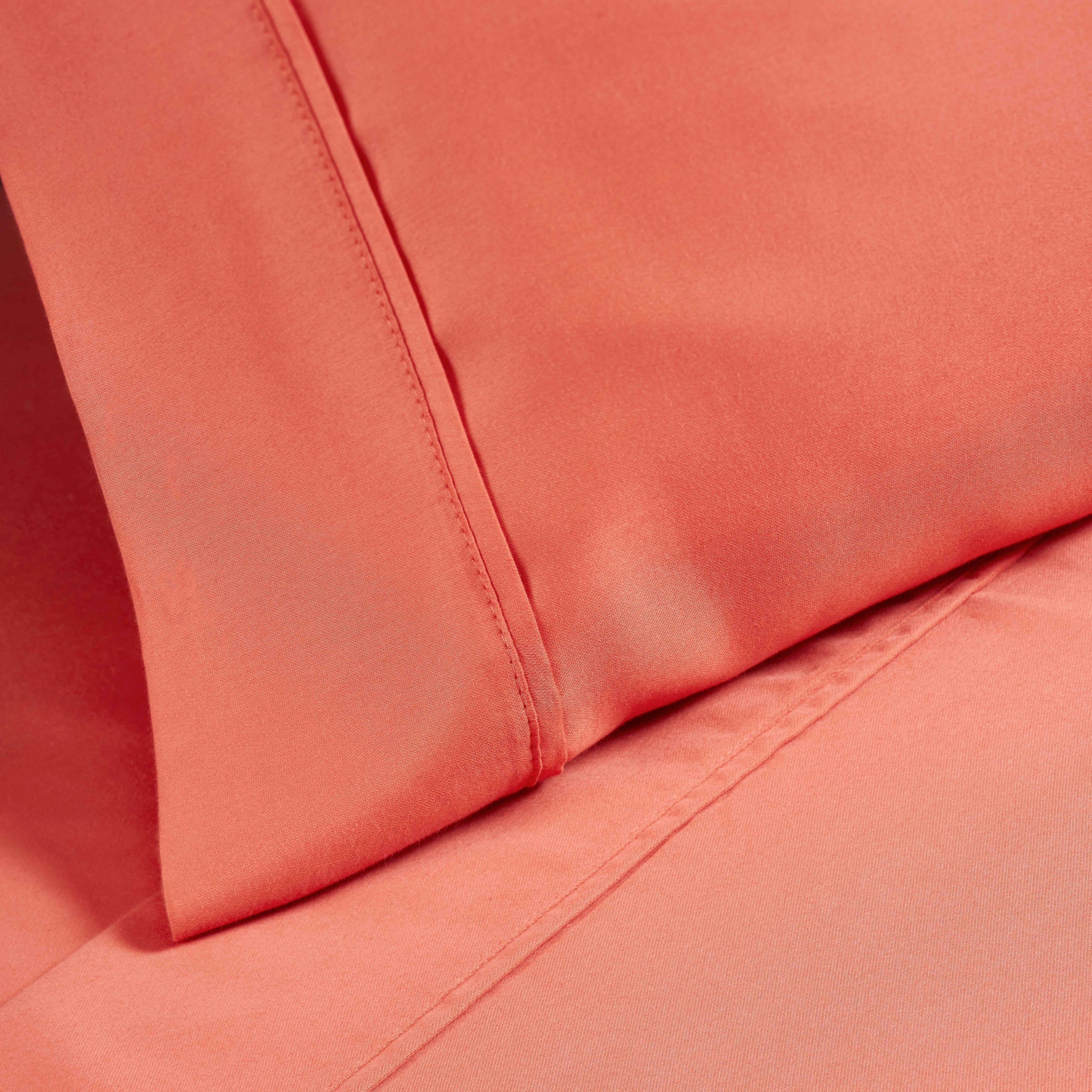 1200 Thread Count Cotton Rich Solid Deep Pocket Bed Sheet Set - Queen Size, Ultra Soft & Breathable - Perfect for Luxury Hotels, Guest Rooms & Master Bedrooms