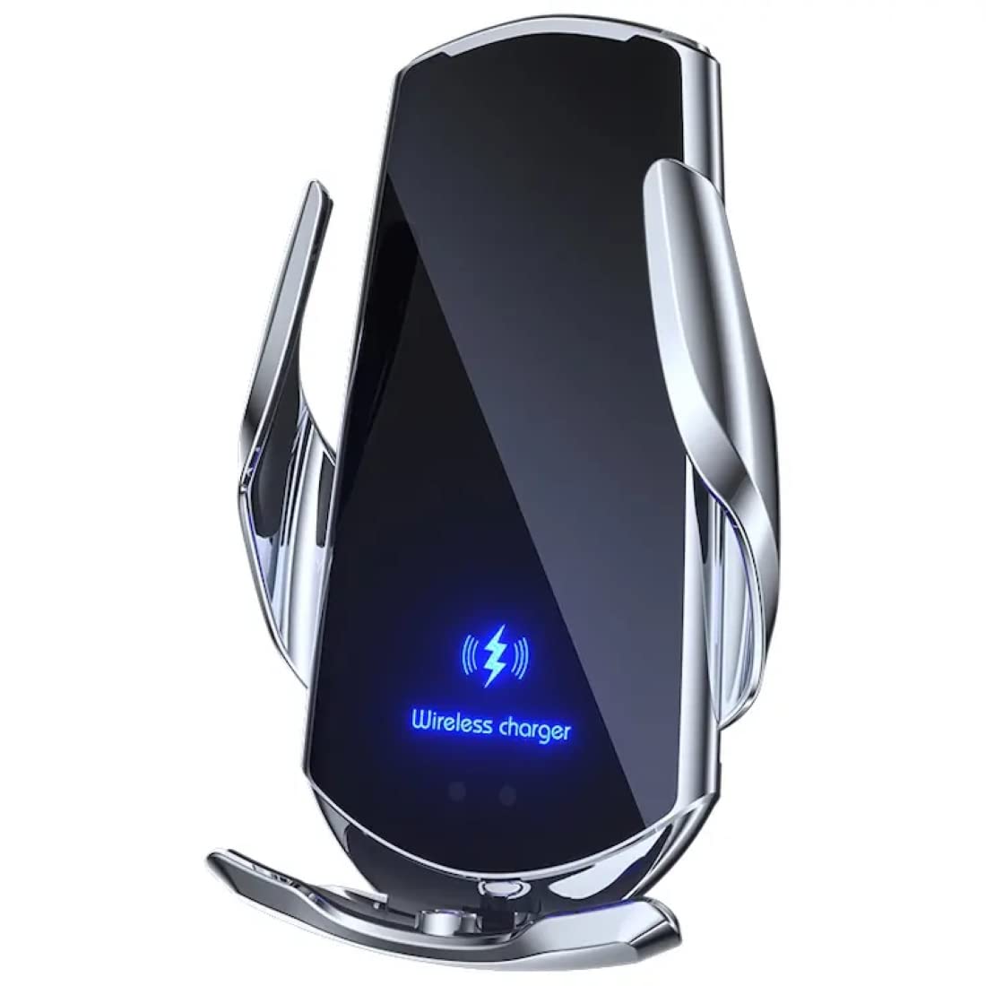 Xagross 15W Magnetic Wireless Car Charger & Phone Holder - Q3 Air Vent Mount for iPhone 15/14/13/12/Pro/Max, Samsung Galaxy S23/S22/S21 (Silver) | Fast Charging, Secure Grip | Perfect for Commuting & Road Trips