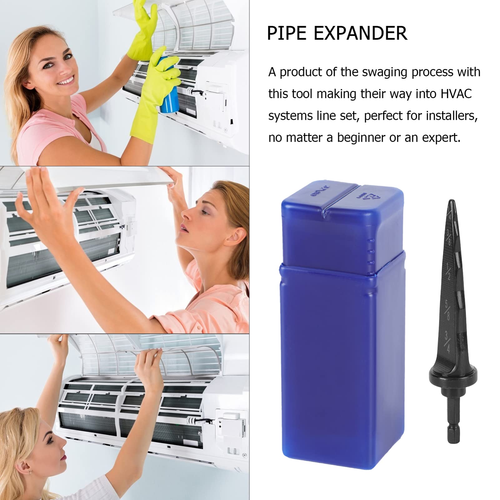 High-Quality Metric Drill Bits & AC Hose Flaring Tool Kit - Durable Steel Flare for HVAC, Refrigeration & Auto AC Repair | Perfect for Swaging, Flaring & Pipe Expansion