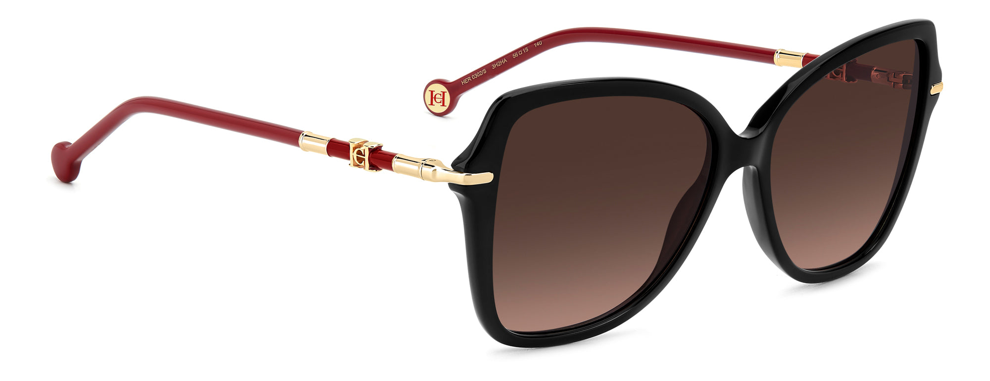 Carolina Herrera HER 0302/S Women's Designer Sunglasses - UV Protection & Polarized Lenses for Driving, Beach & Outdoor Fashion