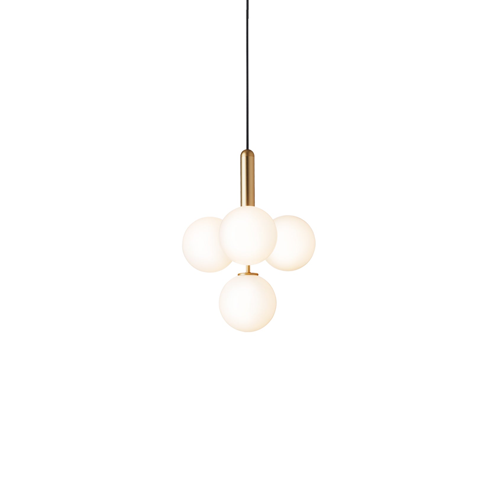 Miira Modern Pendant Light - Sleek Hanging Lamp for Kitchen Island, Dining Room & Bedroom - Adjustable LED Ceiling Light Fixture with Dimmable Warm White Light