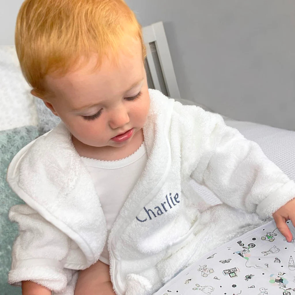 Happy First Year New Baby Gift Basket - Premium Baby Shower Present for Boys & Girls - Perfect for Birthdays, Christenings & Newborn Celebrations