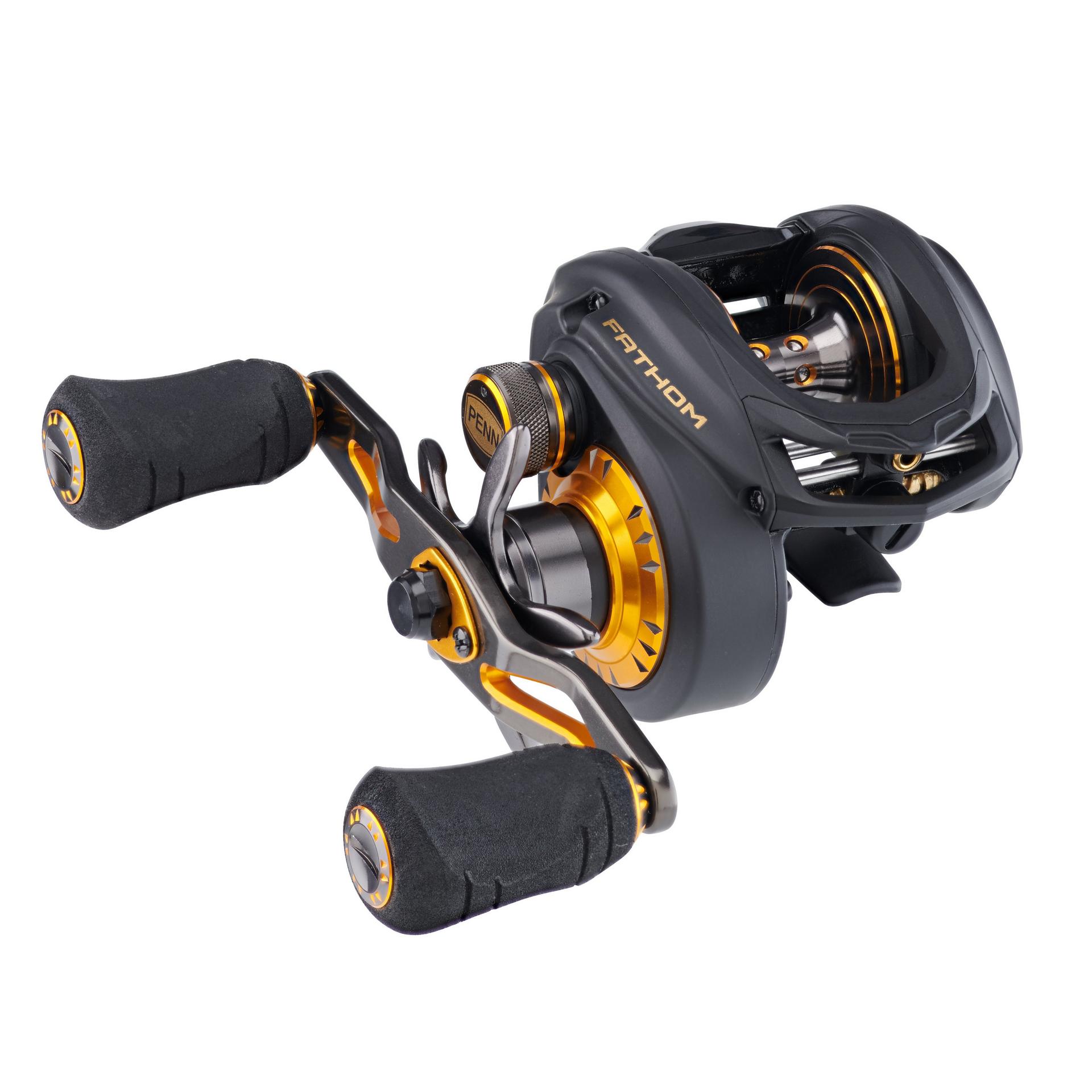 PENN Fathom™ Baitcast Fishing Reel - Saltwater & Freshwater Fishing Gear for Offshore, Inshore, and Bass Fishing