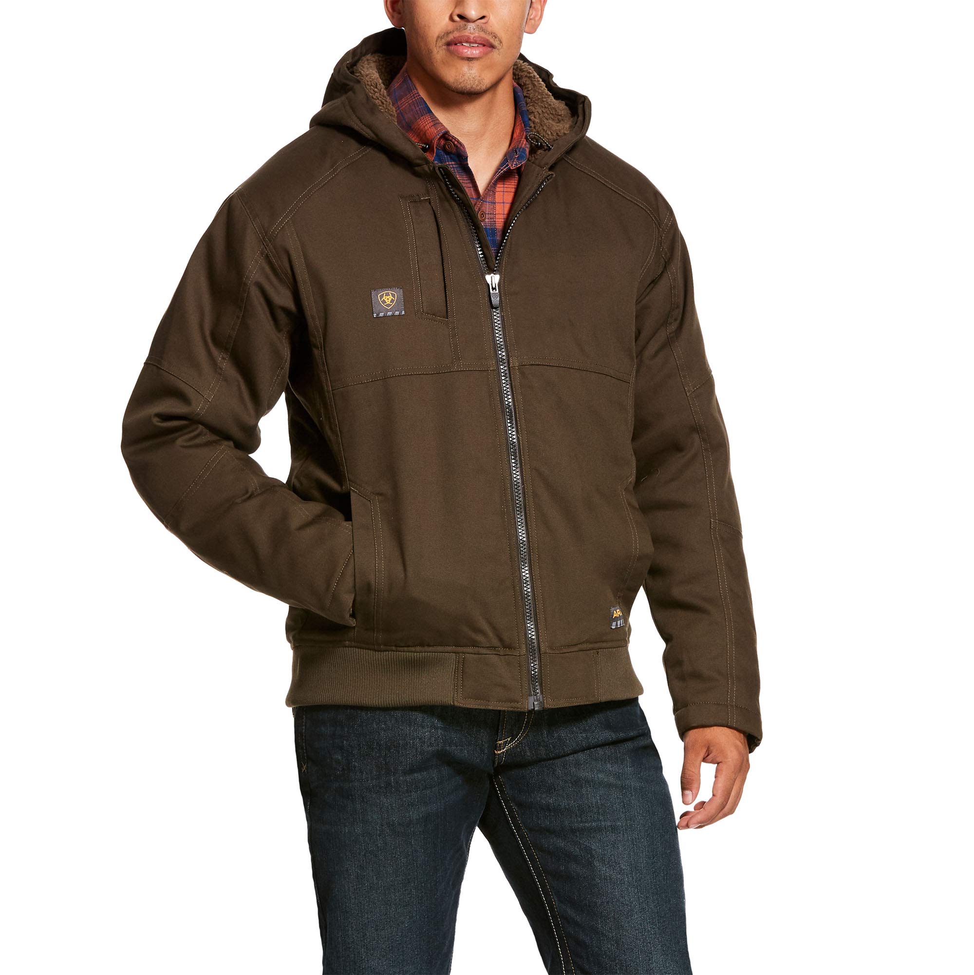 ARIAT Men's Rebar Duracanvas Jacket - Durable Workwear for Outdoor & Construction | Water-Resistant & Breathable for All-Day Comfort