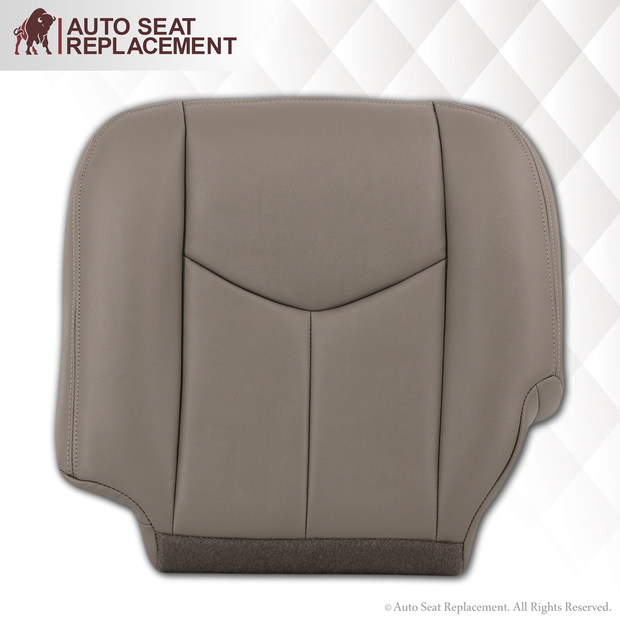 2003-2007 Chevy Tahoe & Suburban Custom Fit Seat Covers - Light Gray Fabric, Universal Car Seat Protector for SUV - Perfect for Road Trips, Camping & Family Adventures