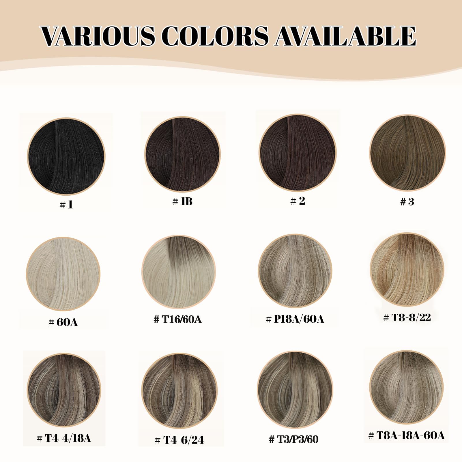 ABH AMAZINGBEAUTY 60G Human Hair Extensions - 22