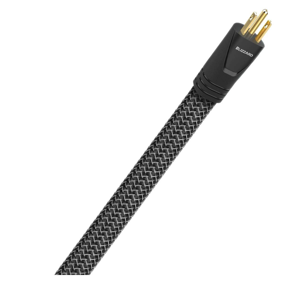 AudioQuest Blizzard High Current AC Power Cable - Premium Audio Power Cord for Home Theater & Hi-Fi Systems - Perfect for Amplifiers, Receivers & Audiophile Equipment