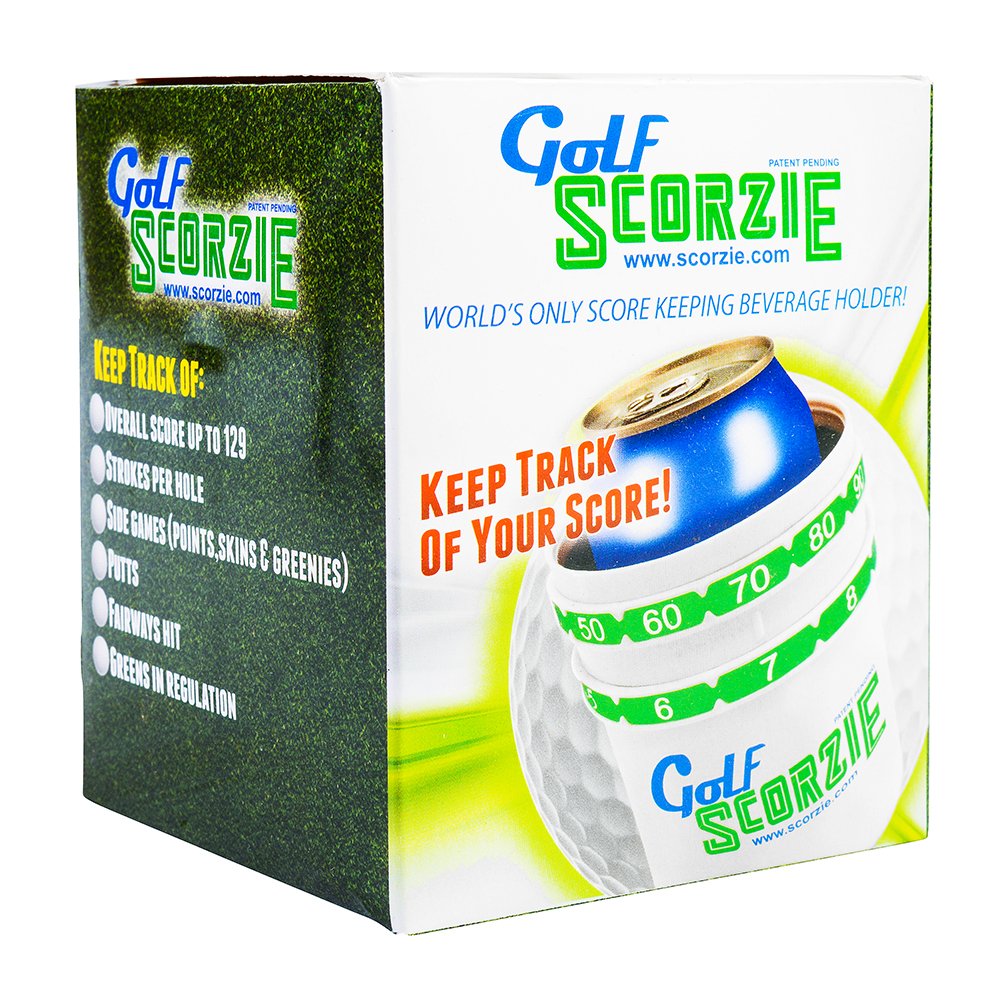 Golf Score Counter & Beverage Cooler - Best Golf Can Cooler with Score Keeper, Perfect Golf Accessory for On-Course Convenience and Outdoor Gatherings