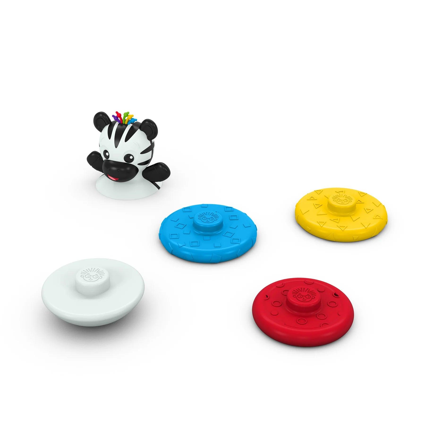 Baby Einstein Stack & Wobble Zen™ Teether Toy - Soothing Teething Relief for Babies 3-12 Months - Stackable Sensory Toy for Early Learning & Playtime Fun