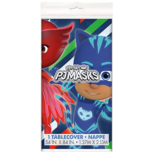 PJ Masks Birthday Party Supplies Kit - 16-Piece Decoration Bundle with Lunch Plates, Napkins, Cups, Table Cover & Paper Masks | Perfect for Kids Birthday Parties, Themed Events & Superhero Celebrations