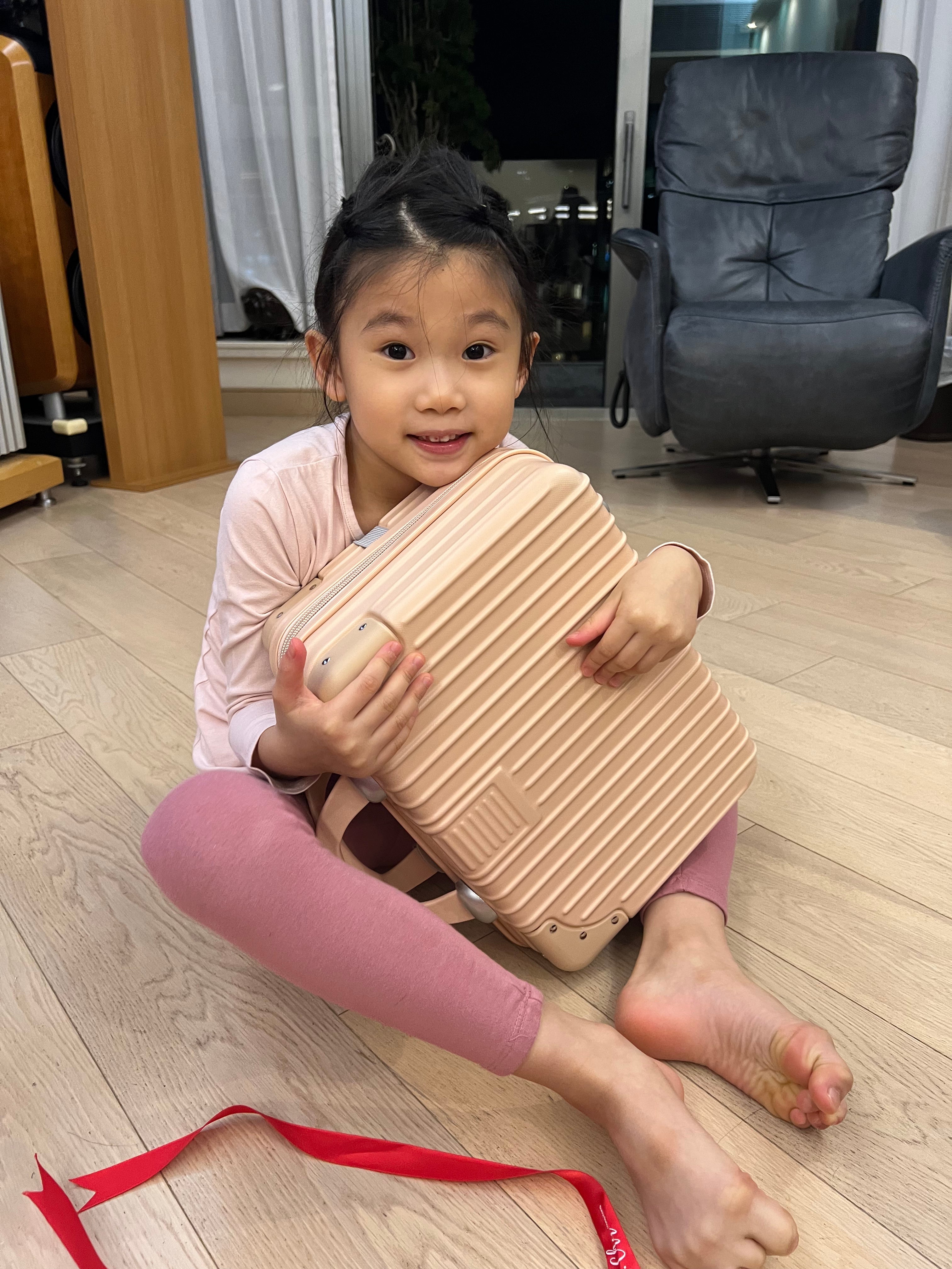 Ms. Chu Kids Luggage - Lightweight & Durable Carry-On Suitcase for Children - Perfect for Air Travel, Road Trips & Sleepovers