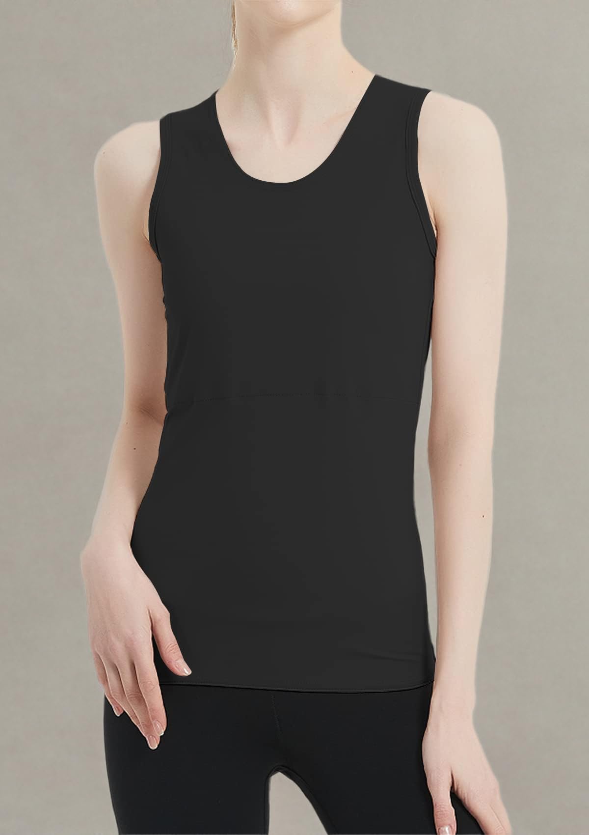 FTM Chest Binder for Transgender Men & Tomboy - Breathable Compression Binder Top for Binding & Flat Chest - Ideal for Daily Wear, Workouts & Cosplay
