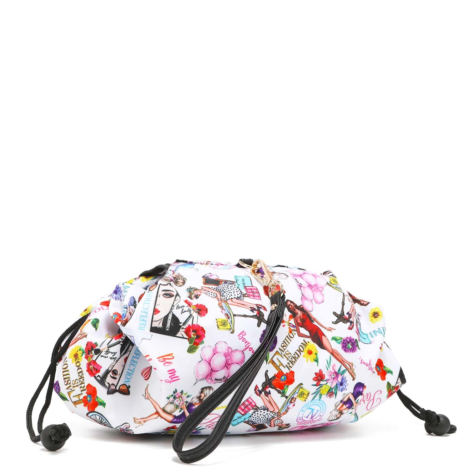 Drawstring Cosmetic Bag - Waterproof Makeup Pouch for Travel, Gym & Daily Essentials | Portable Toiletry Organizer for Women & Men