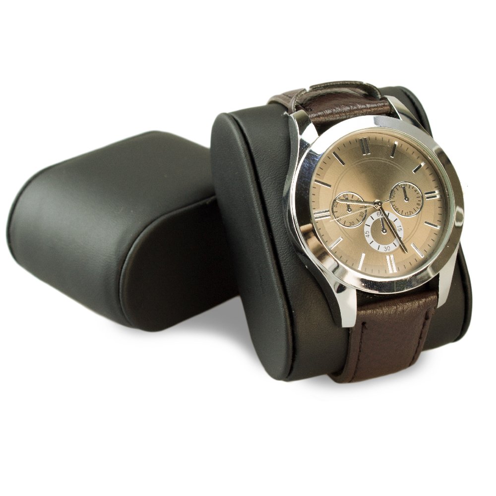 Premium 24-Slot Luxury Watch Box for Men - Carbon Fiber Design with Metal Buckle, Large Glass Top & Leather Pillows - Perfect for Watch Collectors, Jewelry Storage & Gift Giving - Ideal for Home, Office & Travel Organization