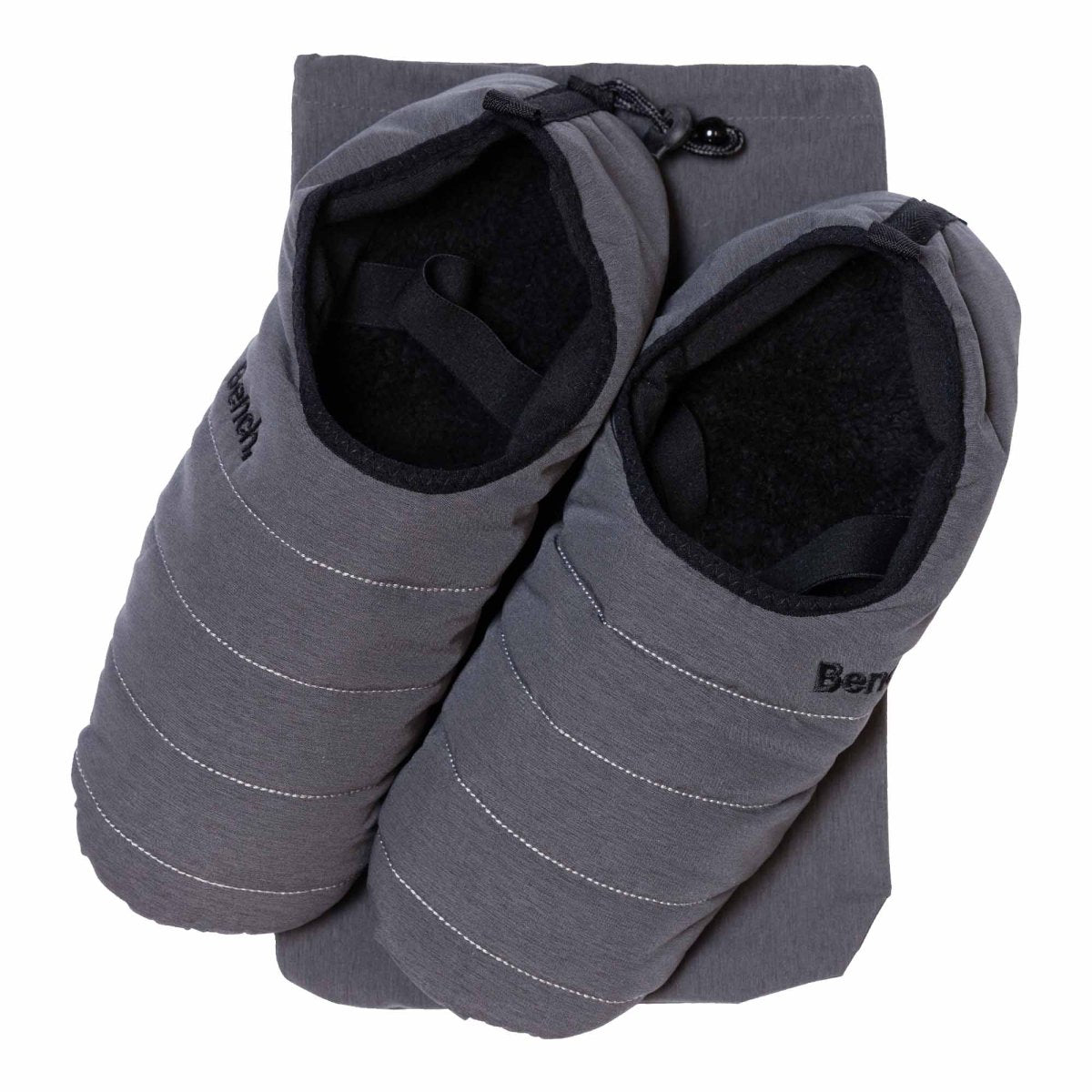 Comfortable & Lightweight Bench Men's Packable Travel Slippers - Perfect for Airplane, Hotel & Home Use