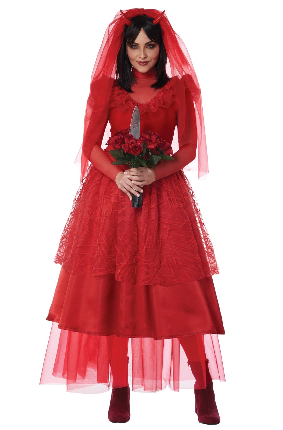California Costumes Bride from Hell Women's Halloween Costume - Gothic Wedding Dress for Cosplay, Halloween Parties & Themed Events