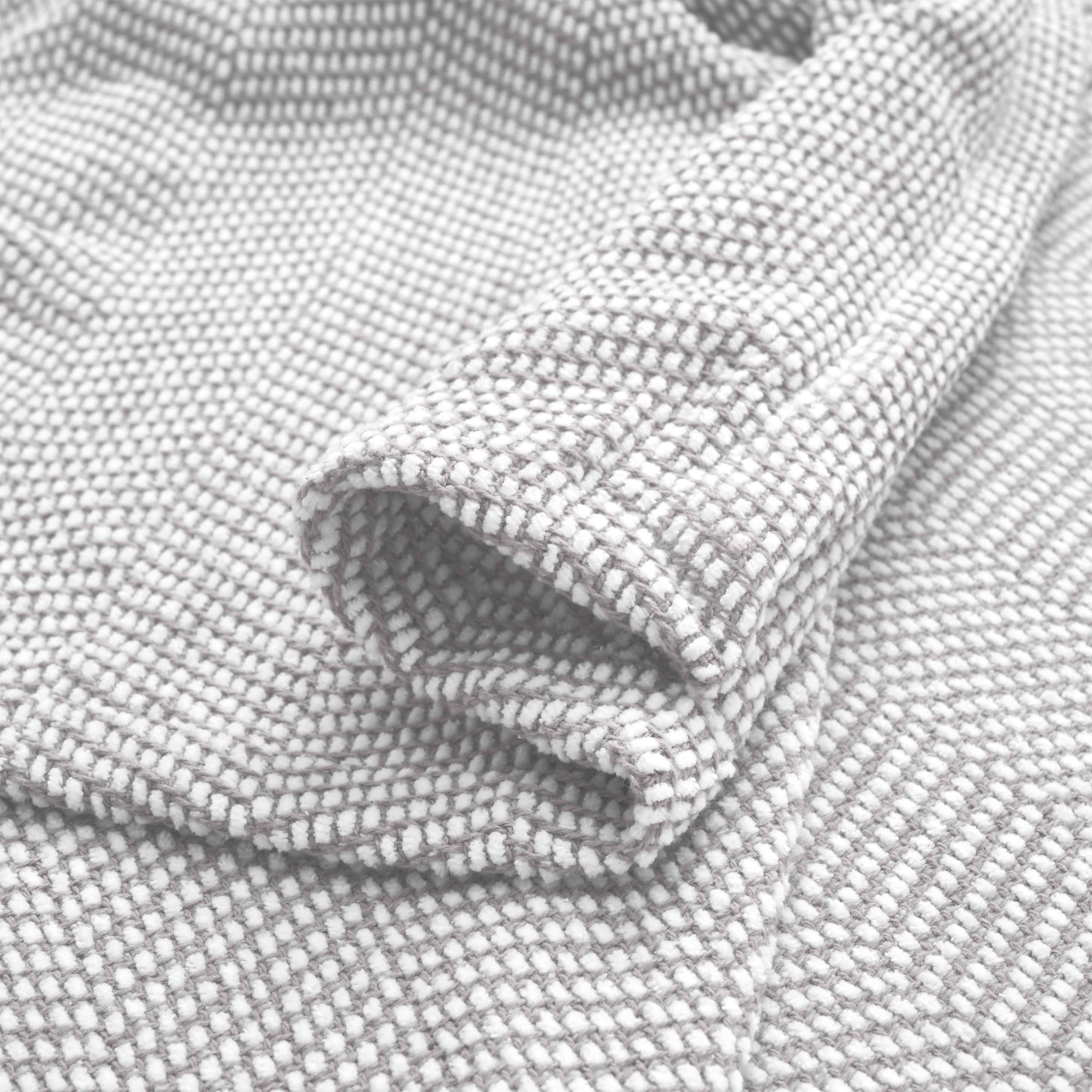 Premium Maya Chenille Herringbone Cotton Blanket - Medium Weight Soft Throw for Bed, Sofa & Couch - Cozy Home Decor for All Seasons