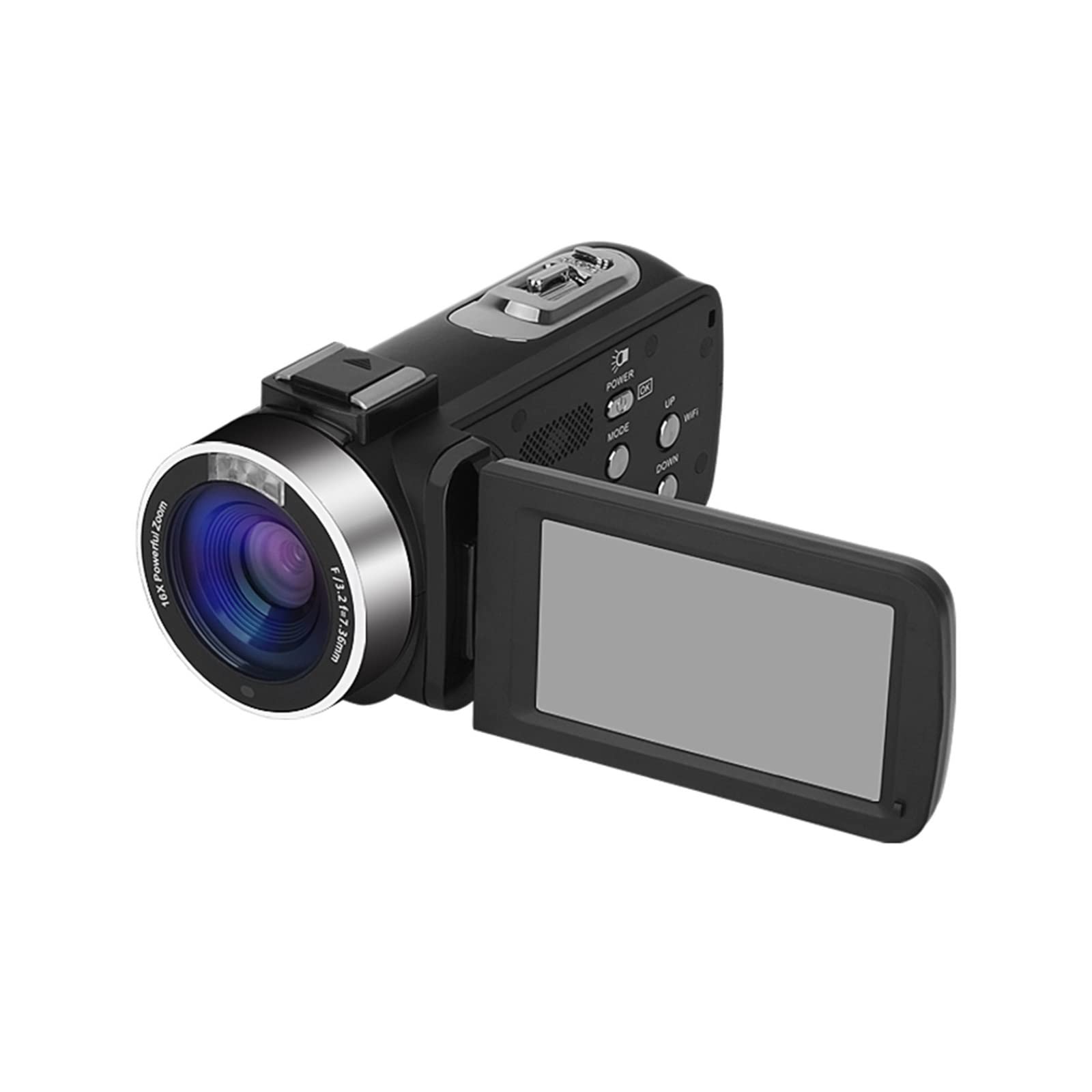 4K Digital Camcorder - BODORME Video Recorder for Vlogging & Streaming with 18X Zoom & Stabilizer (16G SD Card Included) - Perfect for YouTube & Live Broadcasts
