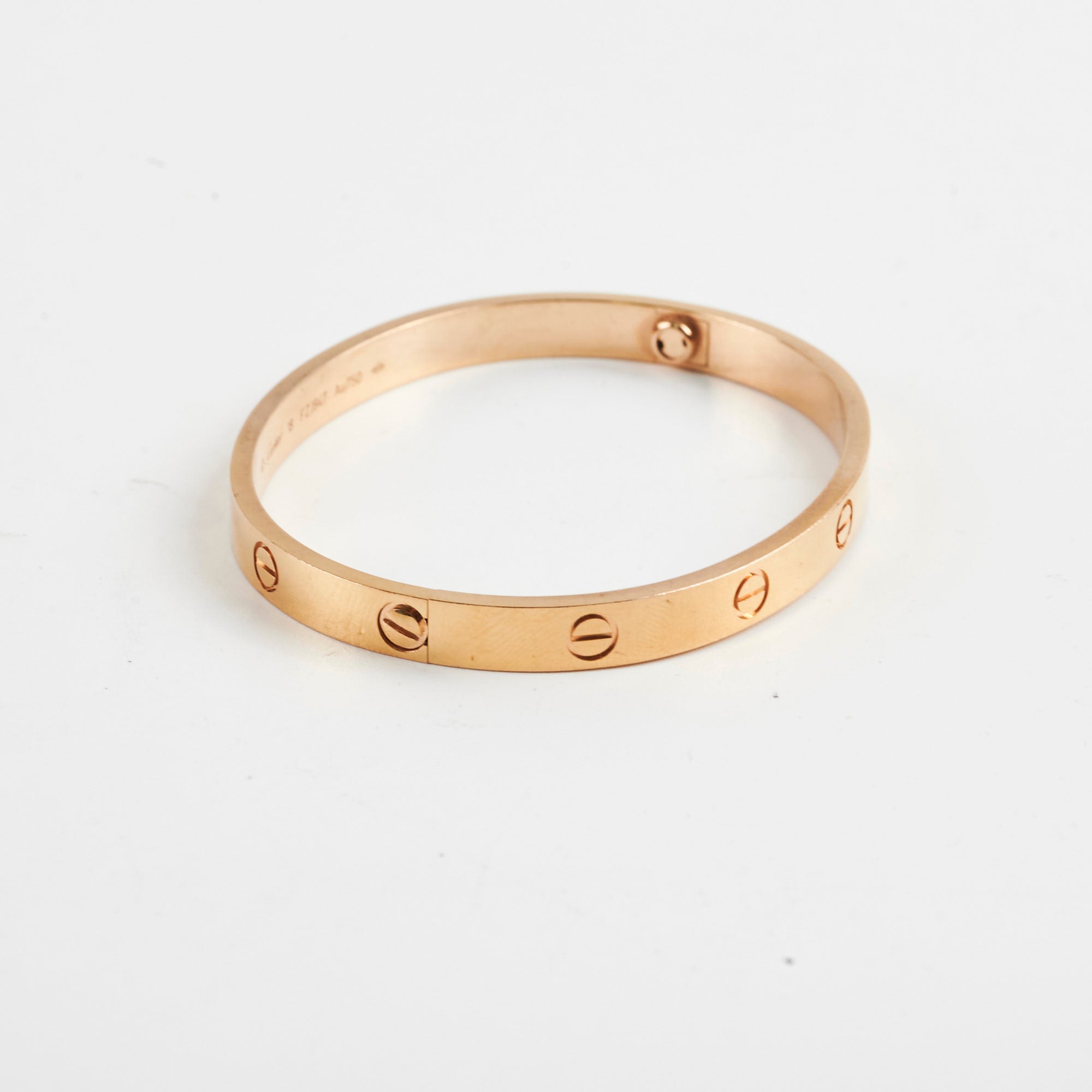 Cartier Love Bracelet 18K Pink Gold - Luxury Jewelry for Women, Anniversary & Valentine's Day Gift, Stackable Bracelet for Everyday Wear