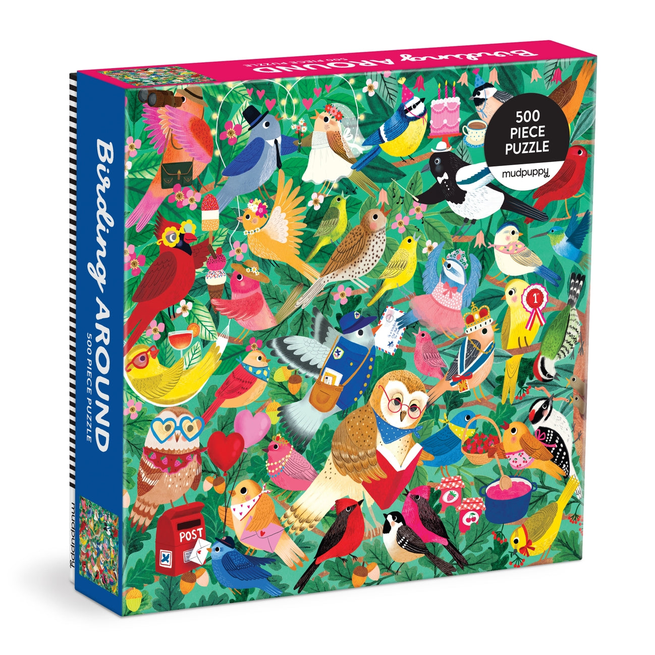500 Piece Jigsaw Puzzle - Bird Watching Theme | Perfect for Family Game Night & Relaxation