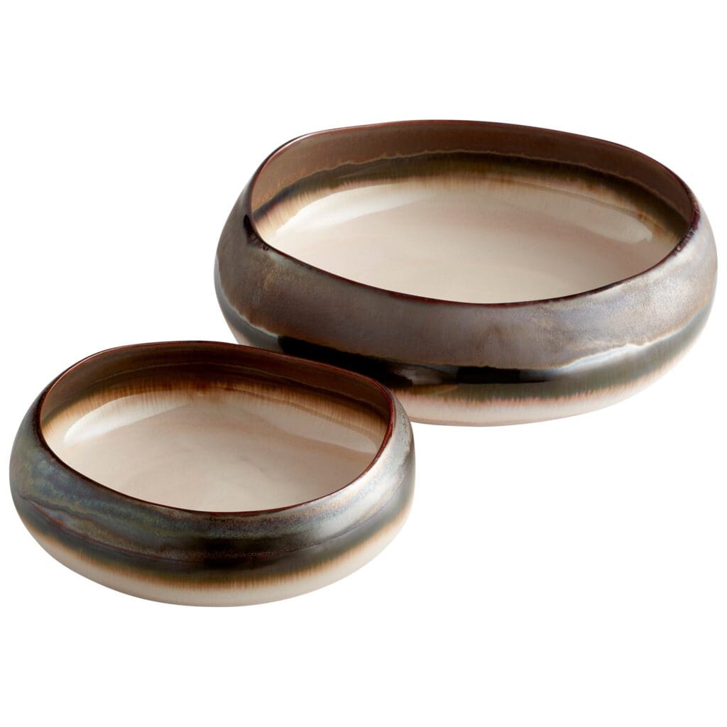 Cyan Design 10825 Allurement Bowl - Medium Size in Desert Sand for Home Decor, Centerpiece, and Tabletop Display | Perfect for Dining Room, Living Room, and Wedding Decorations